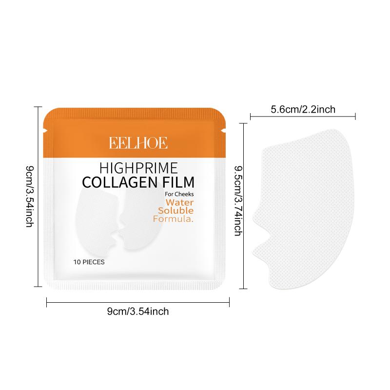 Collagen Cheek Patch Water Soluble Wrinkle Remover Face Lifting Moisturizing Anti Aging Skin Care Pads for Women