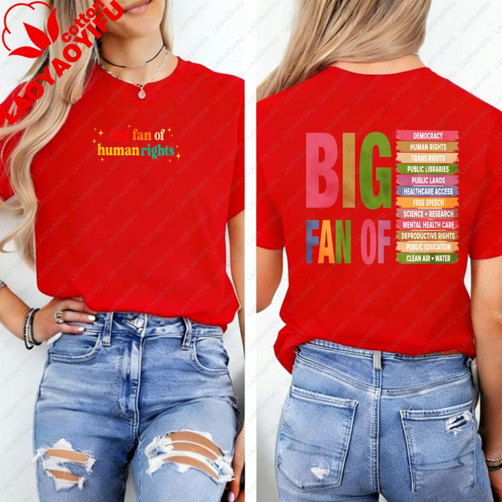 Big Fan of HuUnisex Rights Retro Vintage Tshirt Radicalized By Basic Decency Sweatshirt Everyone Welcome Hoodie Gift for Liberal