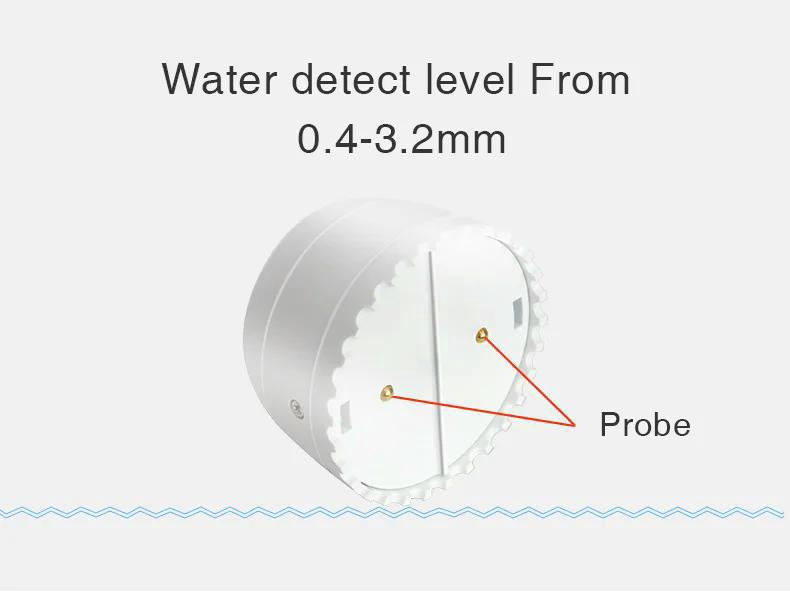 Smart WiFi Water Leak Sensor with Sound Alarm
