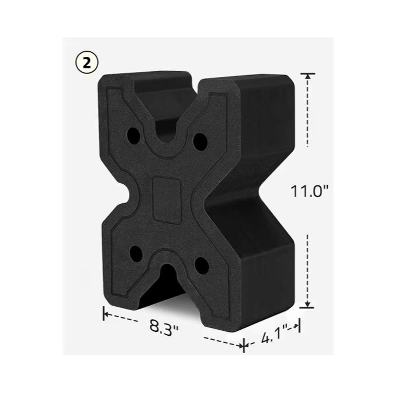 X-Block Bipod Rest Mount with EVA Foam Clamp Lightweight Portable Support Stand for Toy Outdoor Sport Accessory2