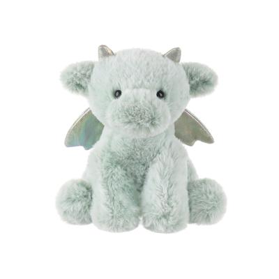 Apricot Lamb Green Dragon Plush Toy, Soft and Cute, Fluffy Green Dragon 20cm, Suitable for Boys and Girls