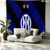 Inter Milan Wall tapestry, aesthetic printed fabric blanket, suitable for bedroom, living room, and home decor.