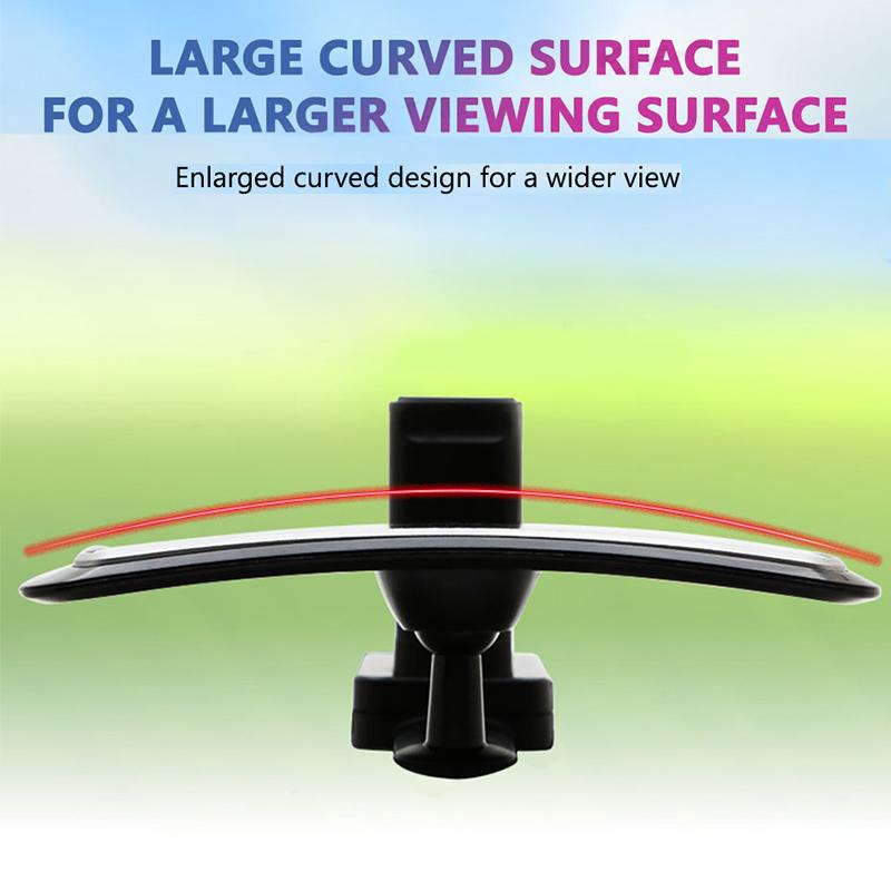 Car Baby Observing Mirror Wide Angle Curve Rearview Baby Mirror 360-Degree Rotation Safe Driving Car Auxiliary Mirror Interior Mirrors6