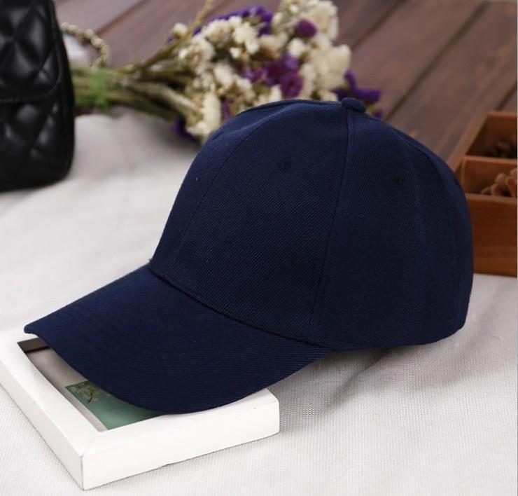 Plain Color Baseball Cap For Women Men With Adjustable Fit Sun Protection Summer Accessory