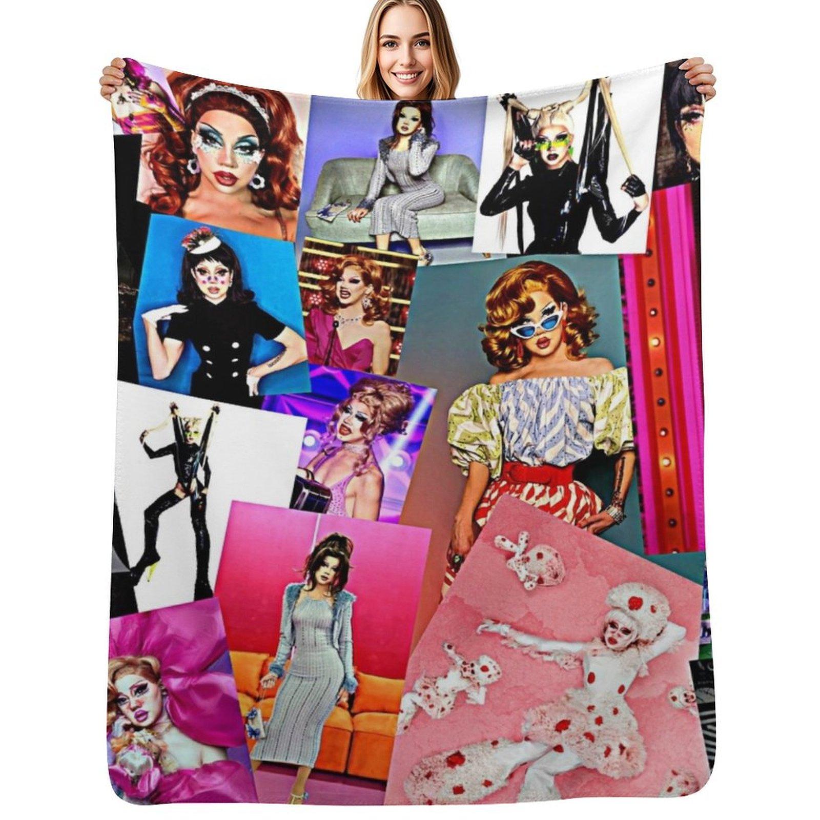 willow pill Throw Blanket Warm Throw Blanket Gift for Anniversary Size: 75*100cm, Weight: 230 GSM
