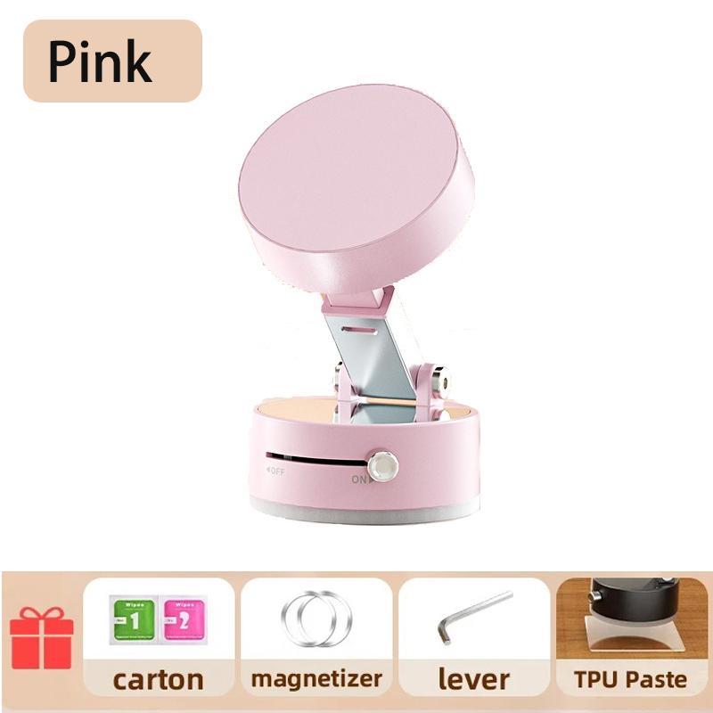 Vacuum Suction Cup Magnetic Mobile Phone Holder Foldable Portable Magnetic Bracket Mount Phone Accessories For iPhone/Samsung