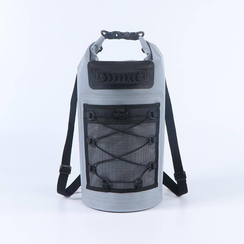 Waterproof bag camping beach swimming diving net material large capacity waterproof bucket bag camping