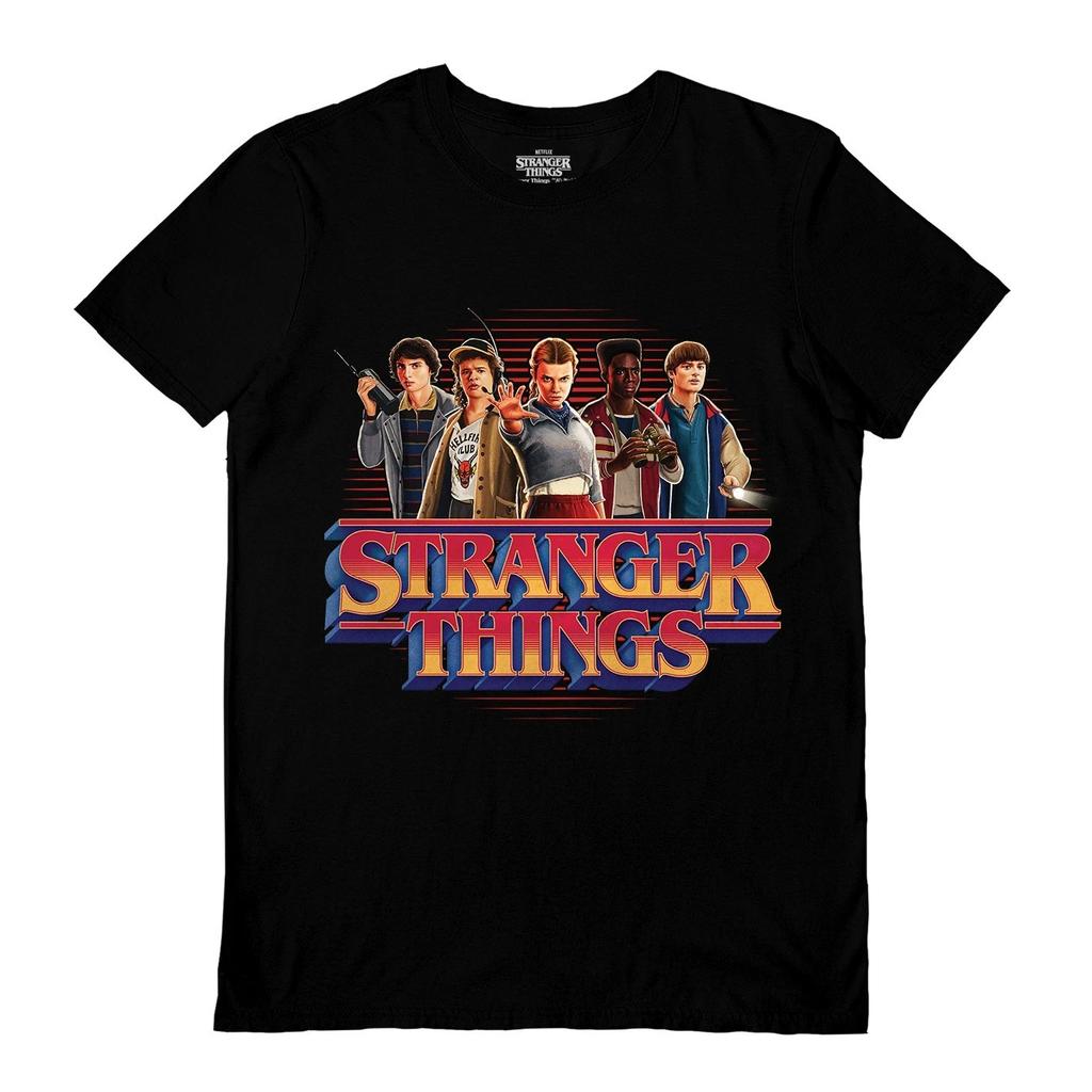 Stranger Things 5 T-Shirt (80s Cast), Officially Licensed, Unisex, 4 Sizes