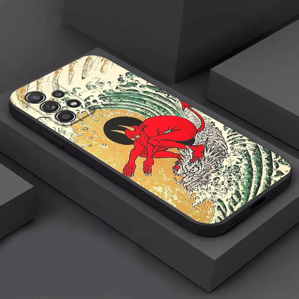 Katsushika Hokusai Japanese Art Great Wave Phone Case For Samsung Galaxy A15 A25 A24 A23 A22 A21S A13 A05S A04 A03 A02 A14 Cover