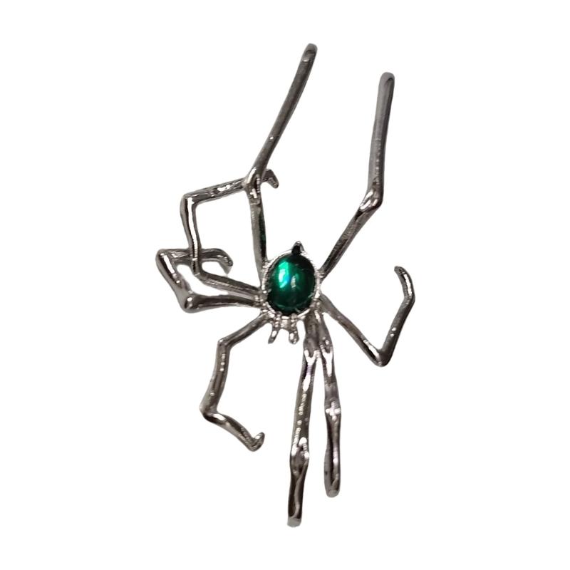 Halloween Spiders Earrings Ear Cuff Scary And Funny Costume Accessories For Cosplay Party Supplies For Fashion Women