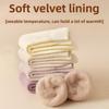 5 Pairs of Women's Autumn and Winter Fleece Thickened Warm Circle Wool Stockings
