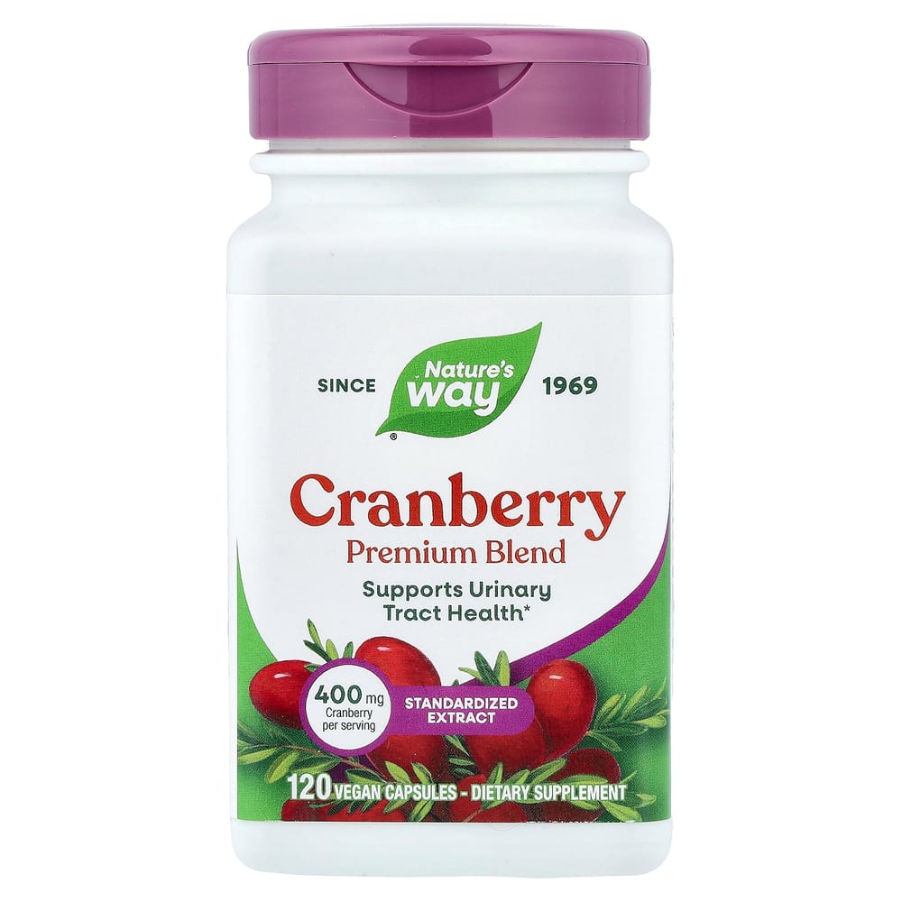 Nature's Way Cranberry 400mg Veggie Capsules, 120 Count