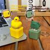 Lizard Button Keychain Decompression Toys Funny Lizard Sounds and Flash Effects Rechargeable Portable Stress Relief Fidget Toy