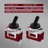 weideer 2Pcs Toggle Switch 12V 30A ON/Off 2 pin 2 Position SPST Waterproof Switch with Waterproof Cap Terminals for Auto Car Boat KL-C101