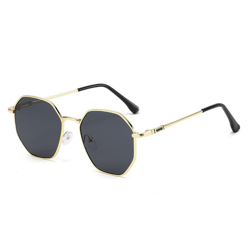 Fashion Retro Full Frame Sunglasses Metal Frame Trendy UV Protection Unisex Travel Outdoor Shades 2246