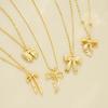 5Pcs/Set Bow Pendant Necklaces Elegant Bow Knot Charm Choker Necklaces Dainty Layering Chain Necklace Gift for Women Girls Friends
