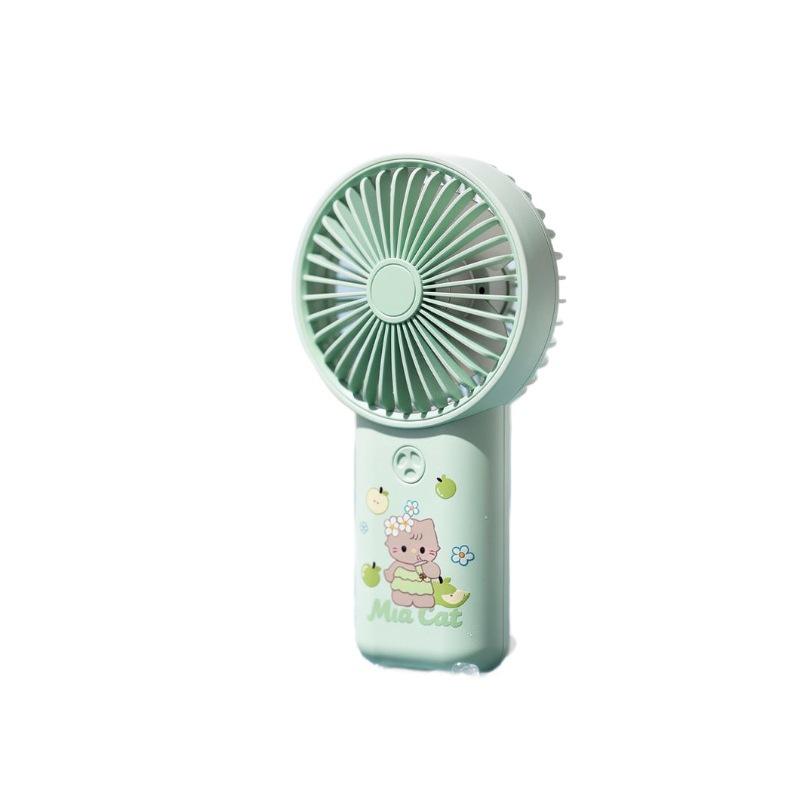 USB Rechargeable Portable Cartoon Mini Fan with Strong Wind