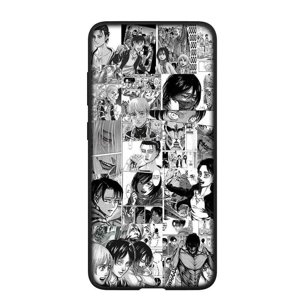 Phone Case for Samsung Galaxy S25 S23 S22 S24 Ultra FE A05 A06 A15 A16 A36 A37 A35 A54 A55 A56 A57 A25 A26 A17 Eren Jaeger Levi Attack On Titan Cover