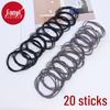Women's A1V40 Hair Tie Set: Simple One-Piece Ponytail Rope with Free Shipping