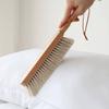 Bed Brush, Sweater Brush for Home Use, White Horse Hair Coat Brush, Soft Bristle Clothes Brush, Static Dust Removal Brush for Coats, Horse Hair Brush