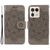 For Motorola Edge 50 Ultra 5G/Moto X50 Ultra 5G Case PU Leather Mandala Imprinted Design Wallet Phone Cover