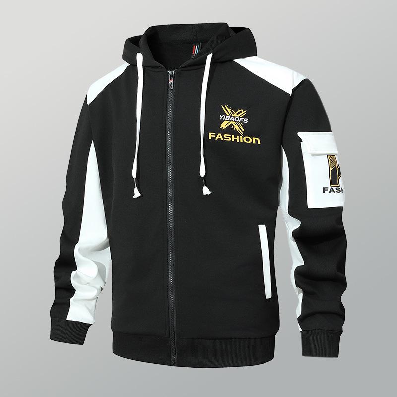 Men's Spring/Autumn Casual Hoodie & Pants Set: Trendy Youth Sportswear Two-Piece.