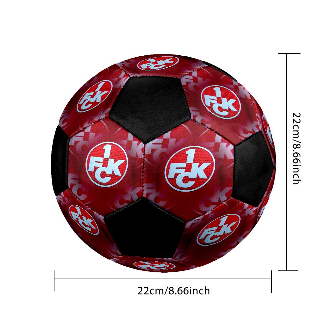 Kaiserslautern Pallone da Calcetto Indoor Colorato Cucito a Macchina PVC Misura 5 Pronto per Allenamento di Squadra e Competizione Resistente Alta Rimbalzabilità Fantastico Regalo Sportivo