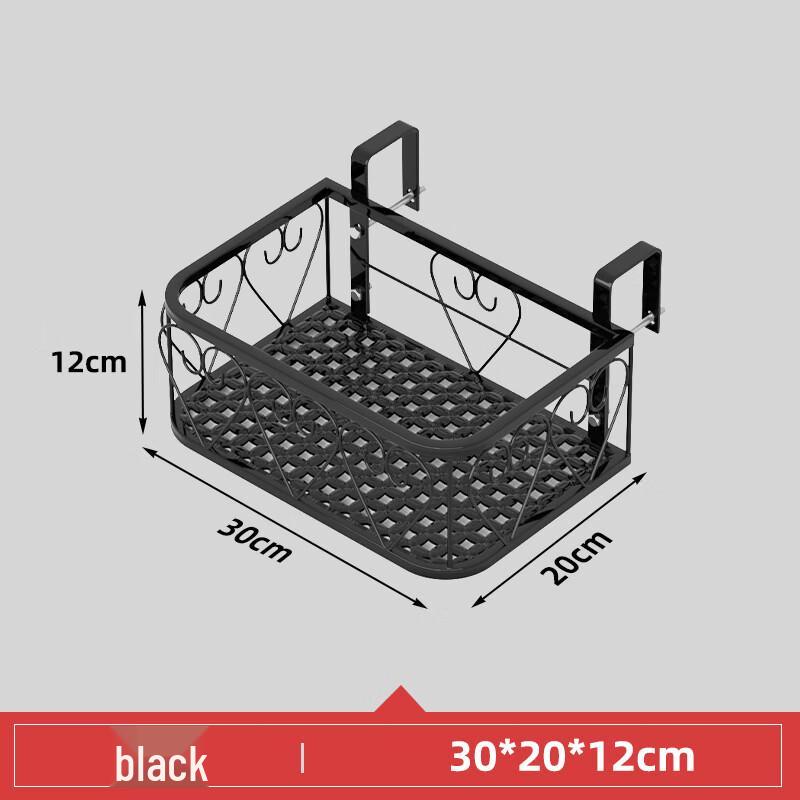 Подвесная металлическая подставка для цветочных горшков на балкон