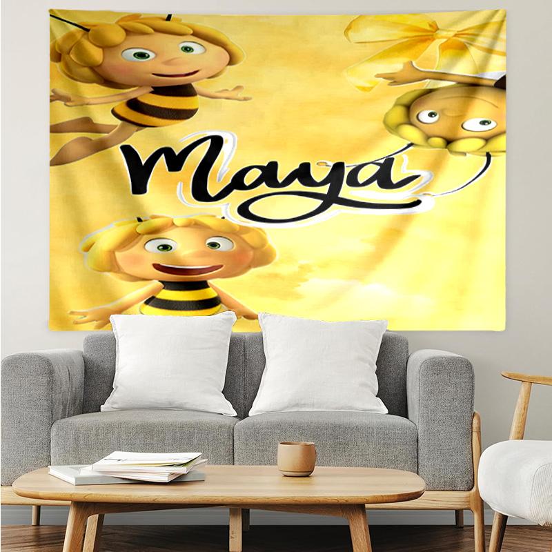 1 PZ Ape Avventura Maya Arazzo Accessori Stanza dei Giochi Arazzo, per Camera da Letto, Soggiorno, Stanza del Dormitorio Decorazione Murale Ventaglio Regali di Compleanno