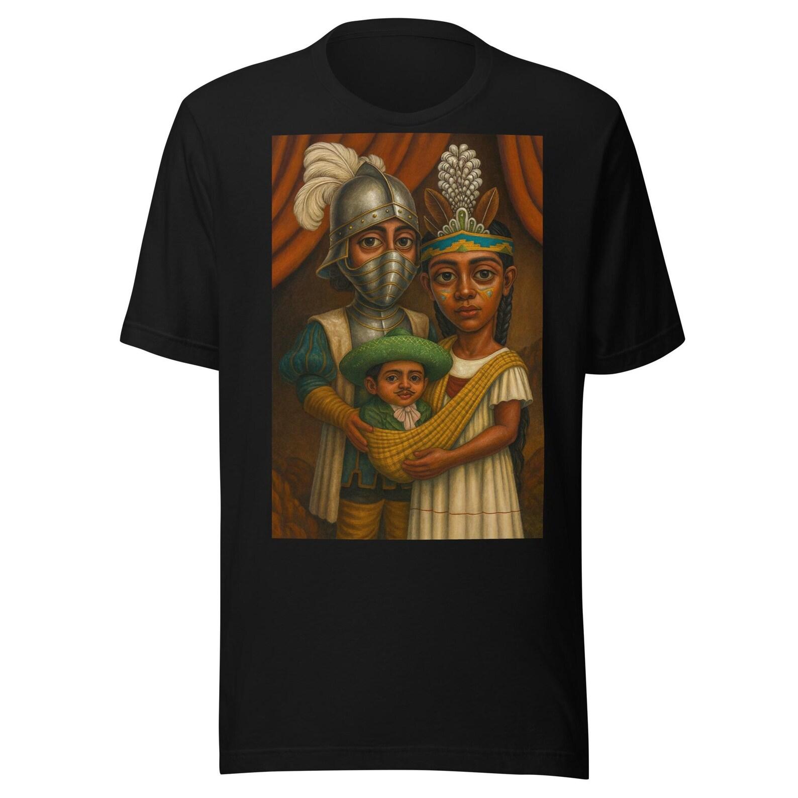 Hernan Cortes La MAlinche Hijo Mestizo Unisex t-shirt S