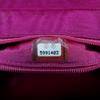 CHANEL Mini Coco Handle Handbag Party bag pink cotton/Moire Silk Women Used