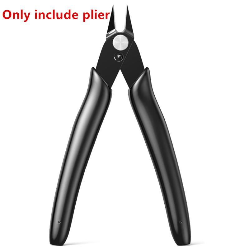 1Pcs 170 Cutting Plier Electrical Wire Cable Cutter Metal Side Snips Flush Pliers Convenient Durable Tool Pliers