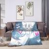 Boykisser Silly Cat Warm Blanket  Students Plush Throw Blanket Street Trend Living Room Flannel Bedspread Sofa Bed Cover