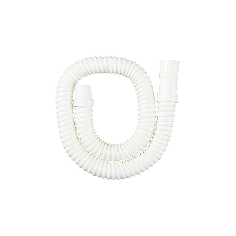 SANEI Washing Machine Drain Hose Extension, 1m, Ivory PH64-861T-1M-I