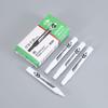 White Bold-Tip Oil-Based Marker for Office and Notebook Use