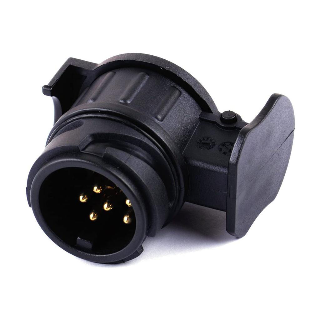 13 to 7 Pin Plug Adapter for Car Trailers Padlock Waterproof Connector 12V Protect Towing Anti Socket Towbar Accessories