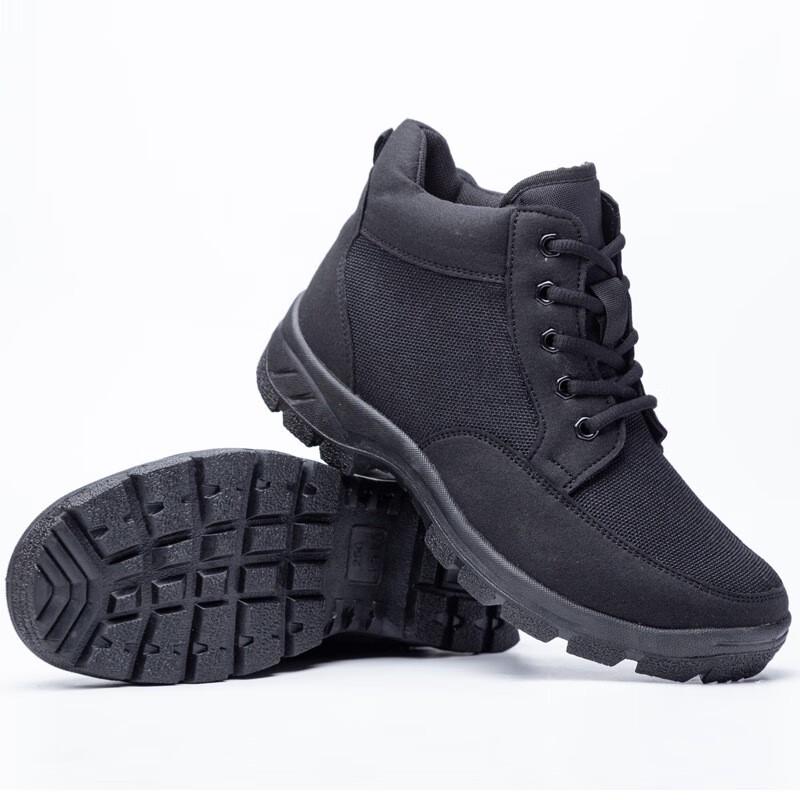 

Puxi Men s Black Winter Wool Snow Boots