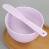 Silicone Beauty Salon Mask Bowl Set with Mixing Stick - DIY Tool for Mask Preparation