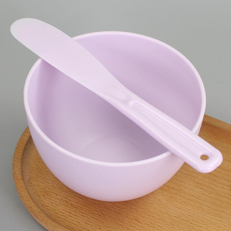 Silicone Beauty Salon Mask Bowl Set with Mixing Stick - DIY Tool for Mask Preparation