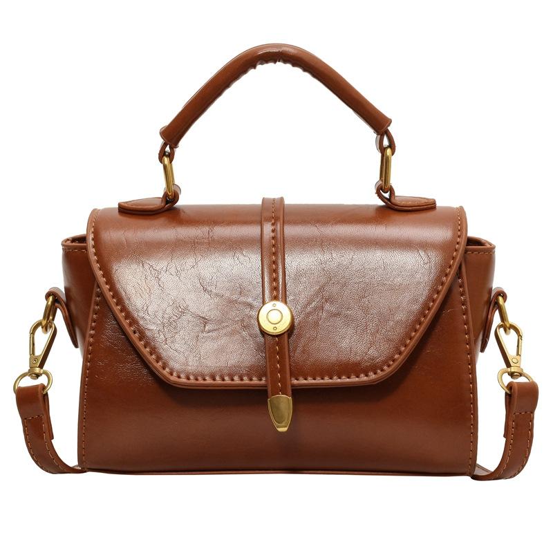 Women's bag autumn and winter high-end sense exquisite niche design handbag women's 23 new Korean version fashion messenger small square bag