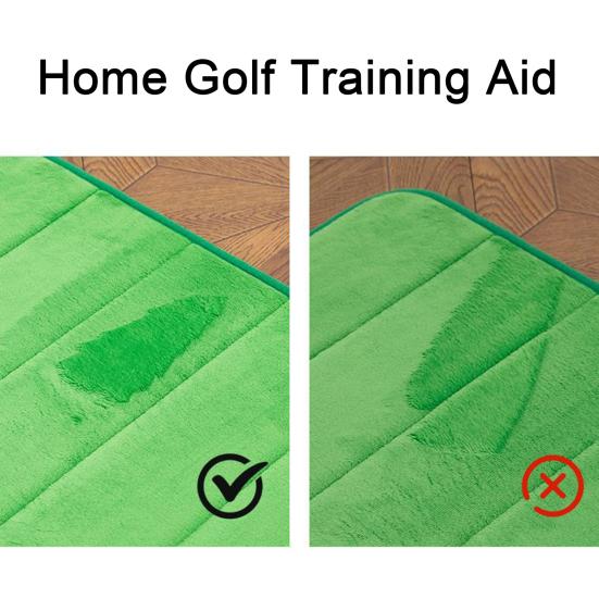 Golf Hitting Mat for Swing Pathway Feedback Indoor Outdoor Golf Practice Mat for Training Chipping Golf Accessories for Men Dad Husband
