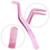 1 Pc Eyelash Comb Tweezers Stainless Steel Anti-Static Professional Lashes Extension Tweezers Makeup Tools