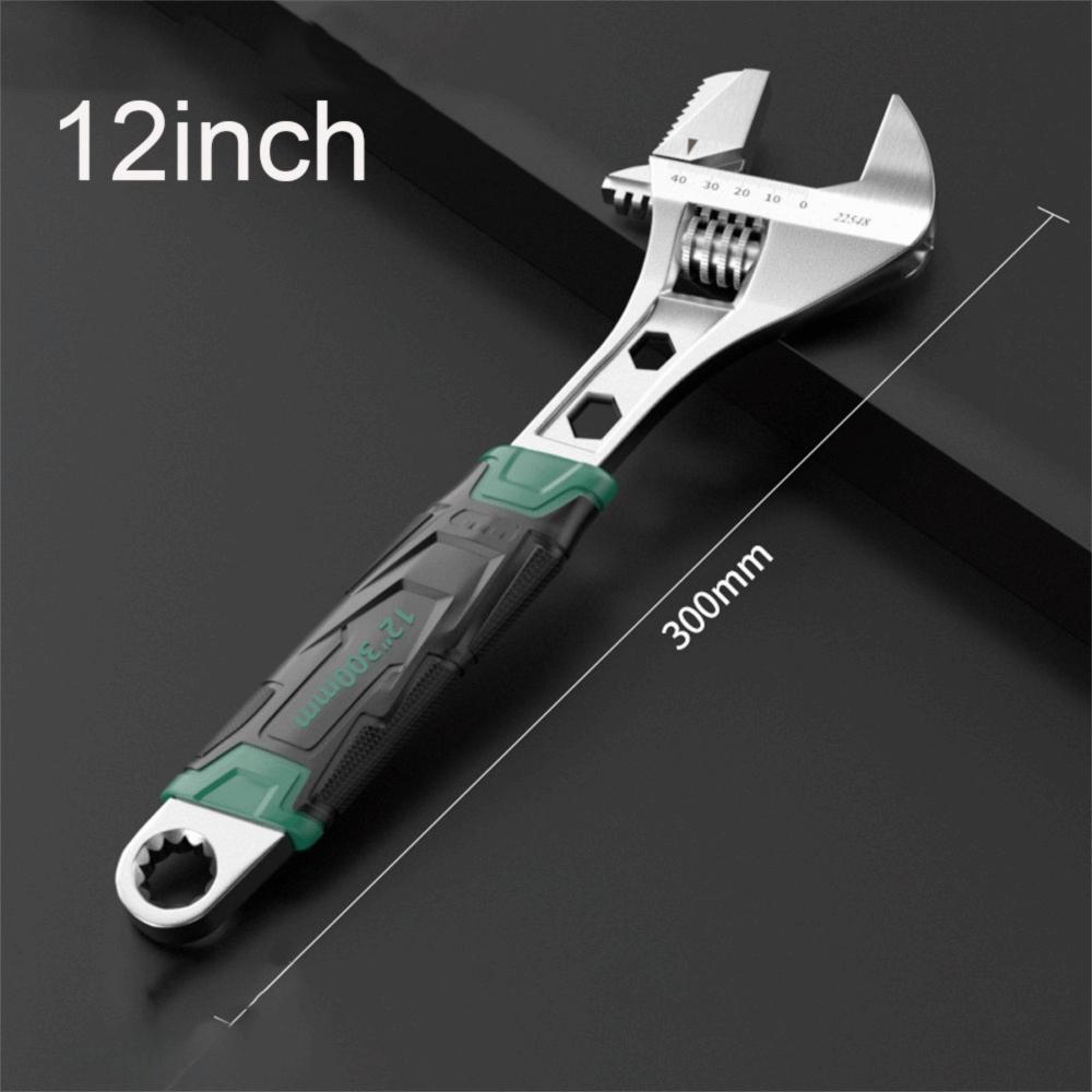 Long Handle Universal Spanner Anti-Slip Clamp Wrench Useful Adjustable Wrench  Car Repair