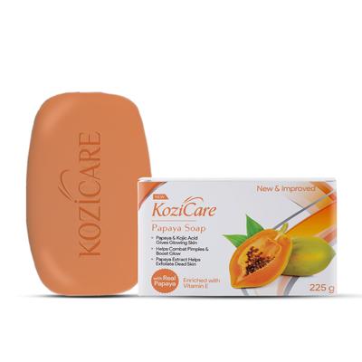 Kozicare Kojisäure & Glutathion | Papaya | Körperbräunungsentfernung | Ghar Ka | Bade-Kombinationsangebote | Baden für strahlende Haut | Hilft bei der Entfernung abgestorbener Haut soa