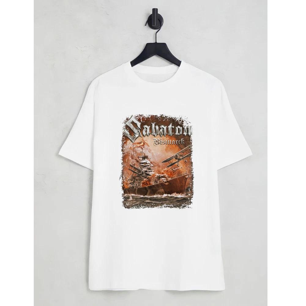 Black sabaton bismarck band tshirt S
