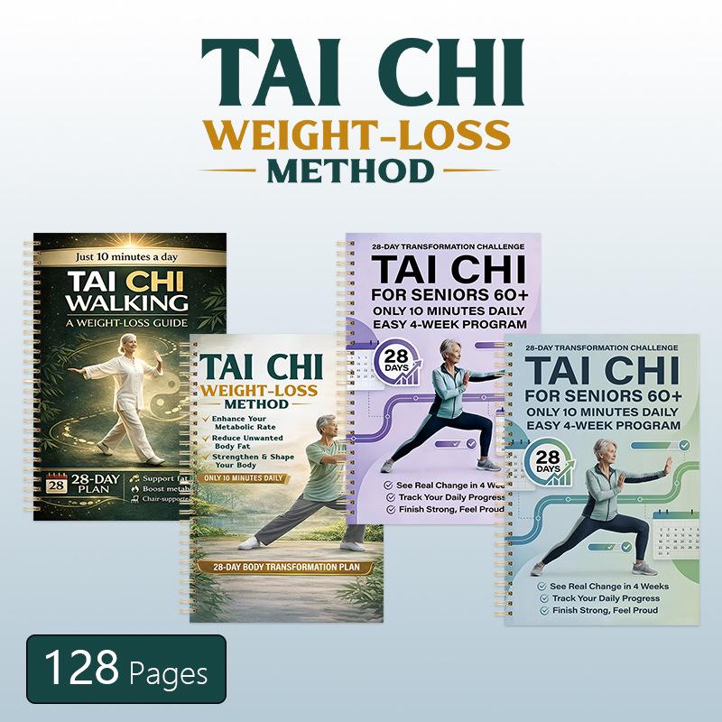 Tai Chi Walking Plan: 28-Day Journal for Seniors