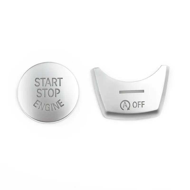 Equipment Button Cover Start Engine Push Stop Accessories Chrome For BMW 5 / 6 / 7 Series F10 GT F07 2011-2017