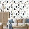 Wallpaper Trees Nature and Clouds for Living Room and Bedroom 50x1000