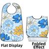 with Crumb Catcher Senior Citizens Feeding Bibs Large Clothing Protector  for Elderly Women