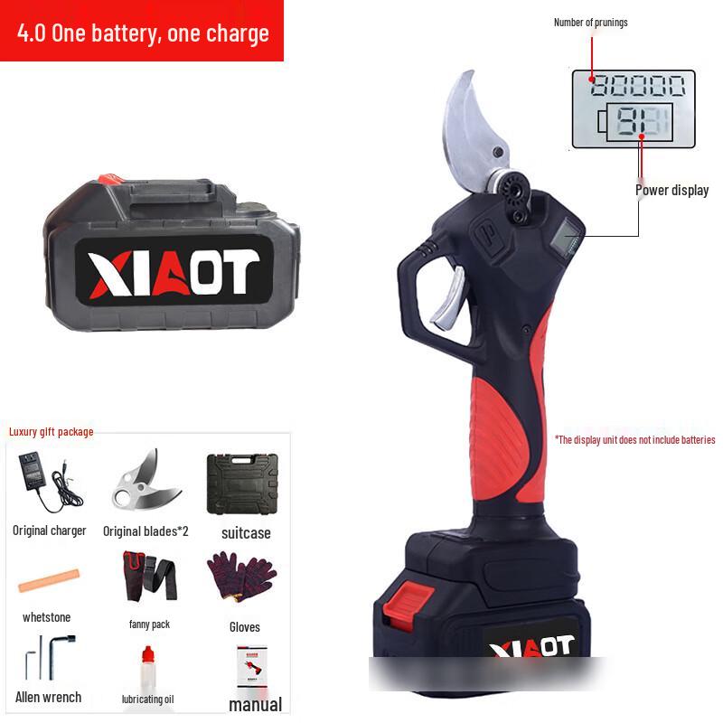Cordless Electric Pruning Shears CN plug (adapter included)